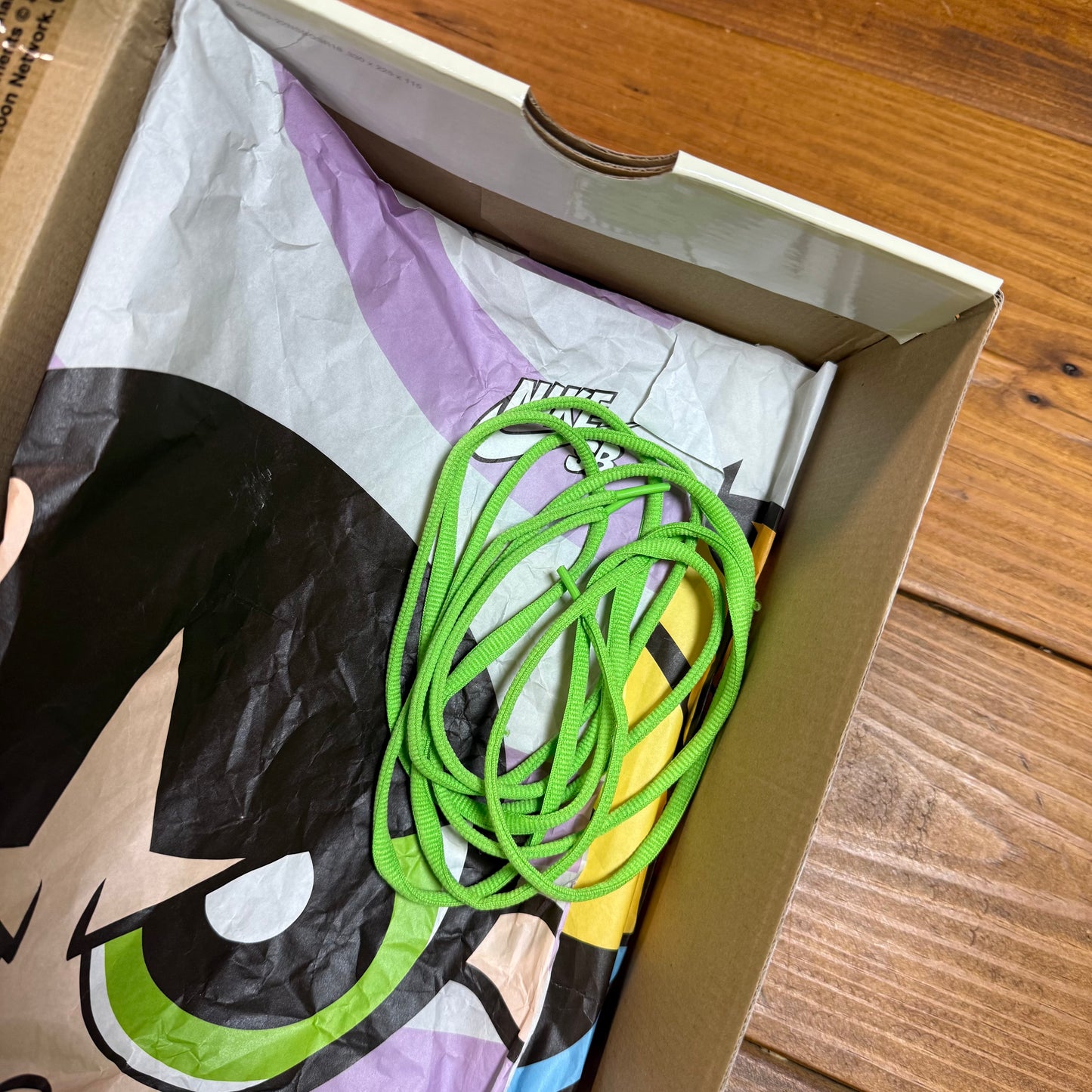Size 12 - The Powerpuff Girls x Dunk Low Pro SB QS 'Buttercup' (Used)