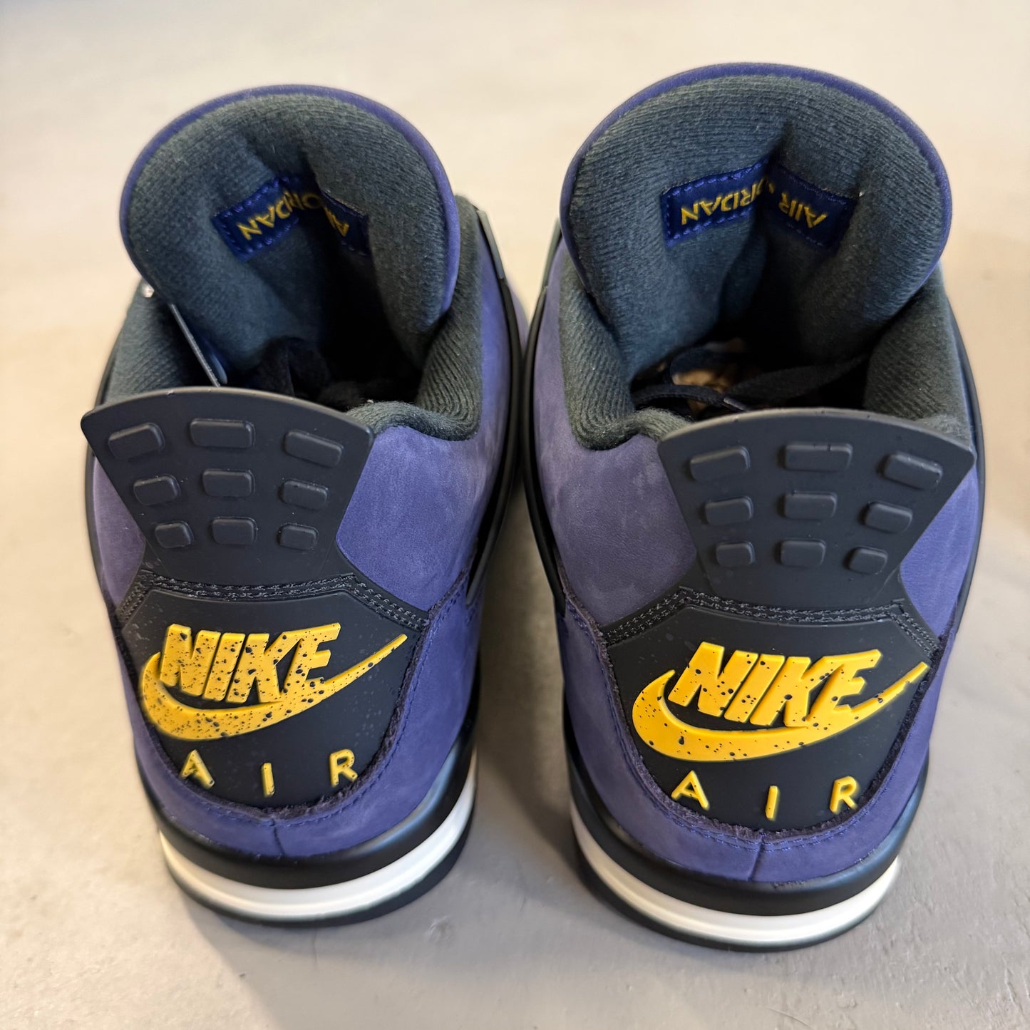 Size 9.5 - Jordan 4 Retro 'Lakers' (Used)