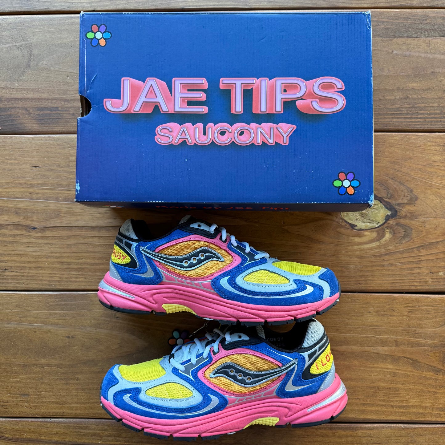 SIZE 11 - Jae Tips x Grid Jazz 9 'I Love You But I'm Busy' (Used)