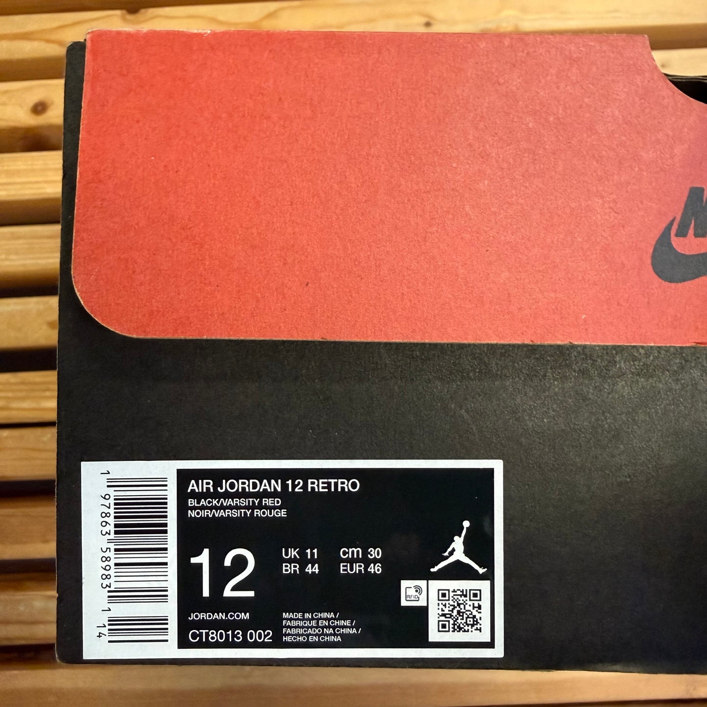 Jordan 12 Retro 'Flu Game' 2025 (Used) - Size 12