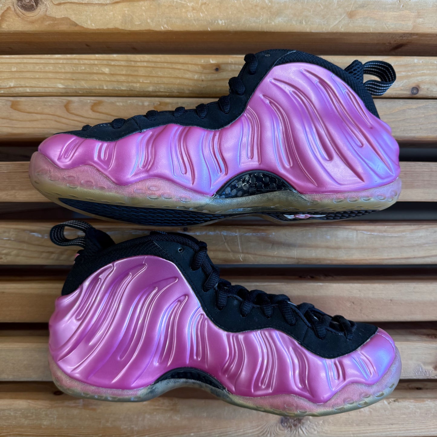 Size 7.5 - Air Foamposite One 'Pearlized Pink' (Used/No Box)