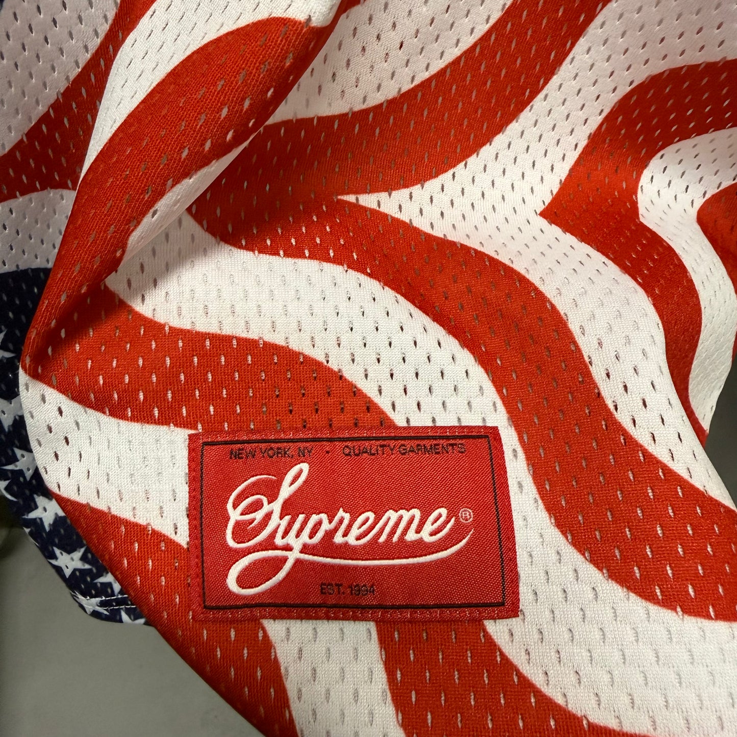 Supreme USA S Logo Baseball Jersey (Pre-Owned) - Small