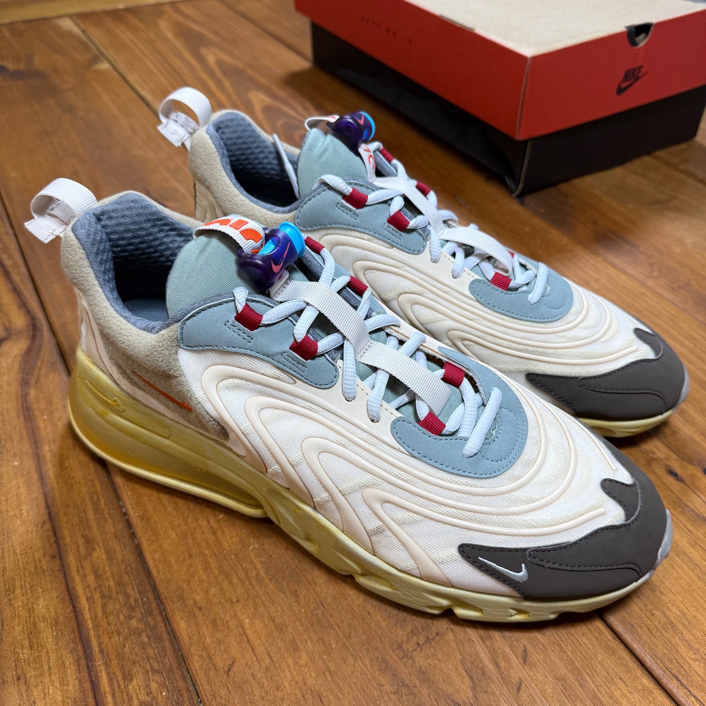 SIZE 13 - Travis Scott x Air Max 270 React ENG 'Cactus Trails' (Used)