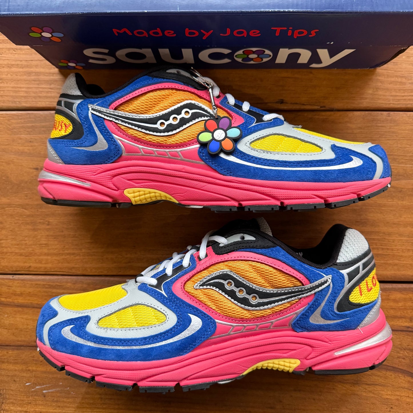 SIZE 13 - Jae Tips x Grid Jazz 9 'I Love You But I'm Busy' (Used)