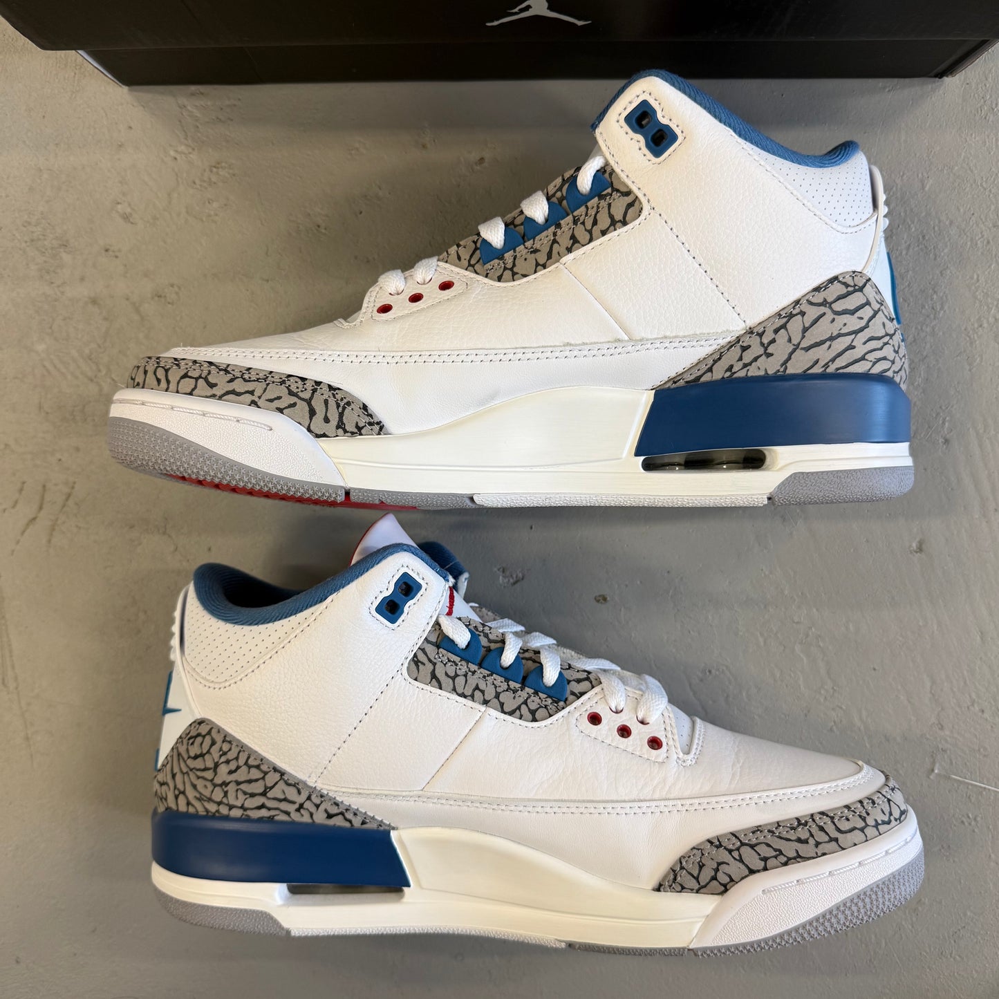 Size 10 - Jordan 3 'True Blue' 2026 (Used)