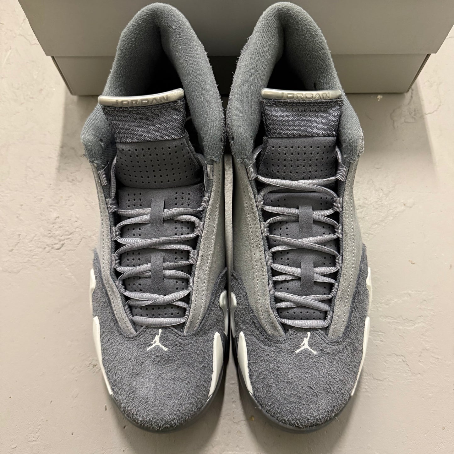 Size 11.5 - Jordan 14 Retro 'Flint Grey' (Used)