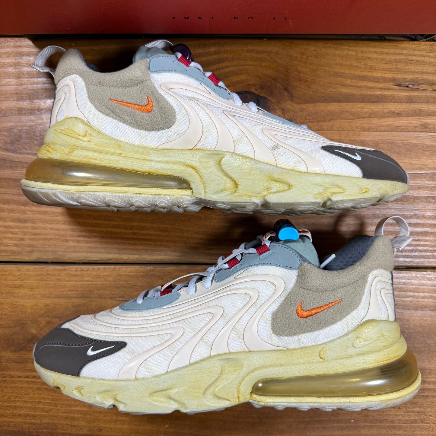SIZE 13 - Travis Scott x Air Max 270 React ENG 'Cactus Trails' (Used)
