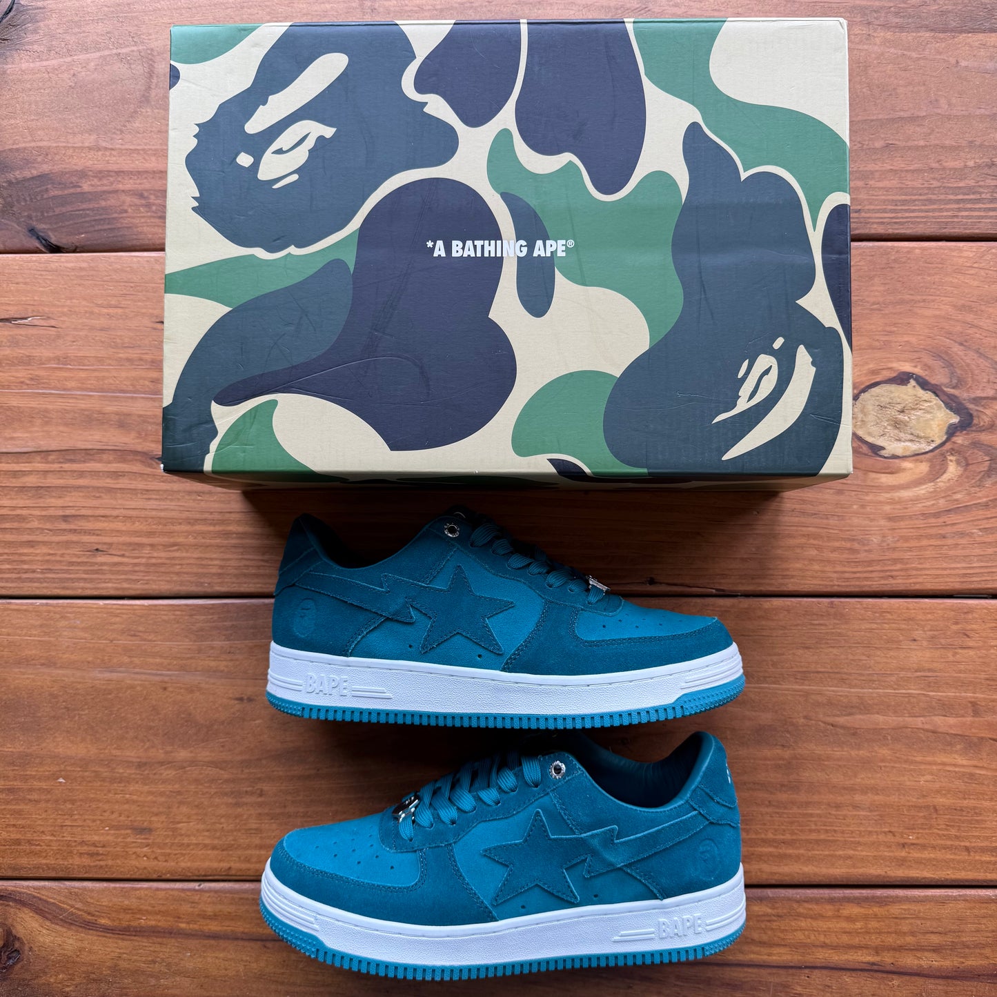 Size 8 - Bapesta #3 M1 'Green' (Used)