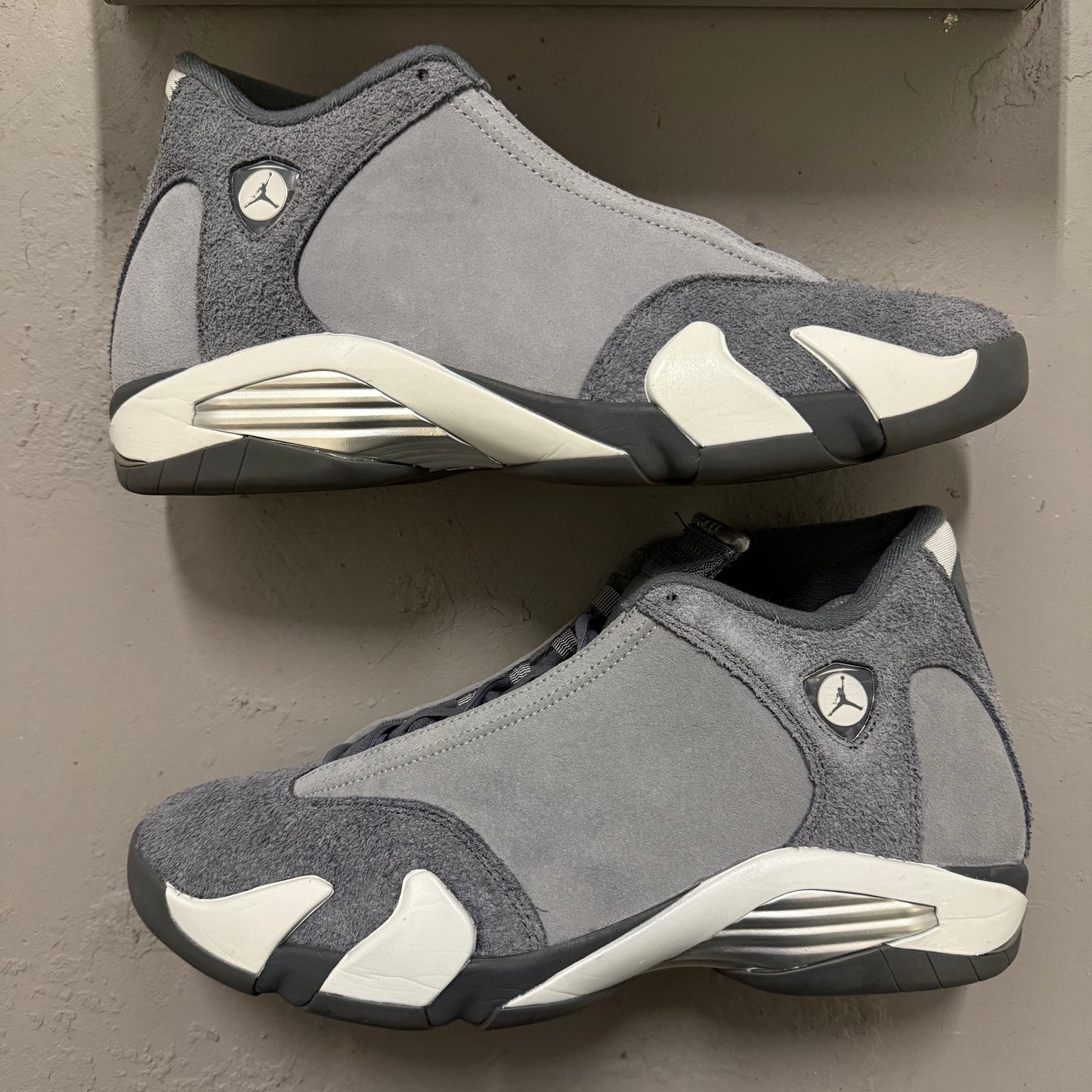 Size 11.5 - Jordan 14 Retro 'Flint Grey' (Used)