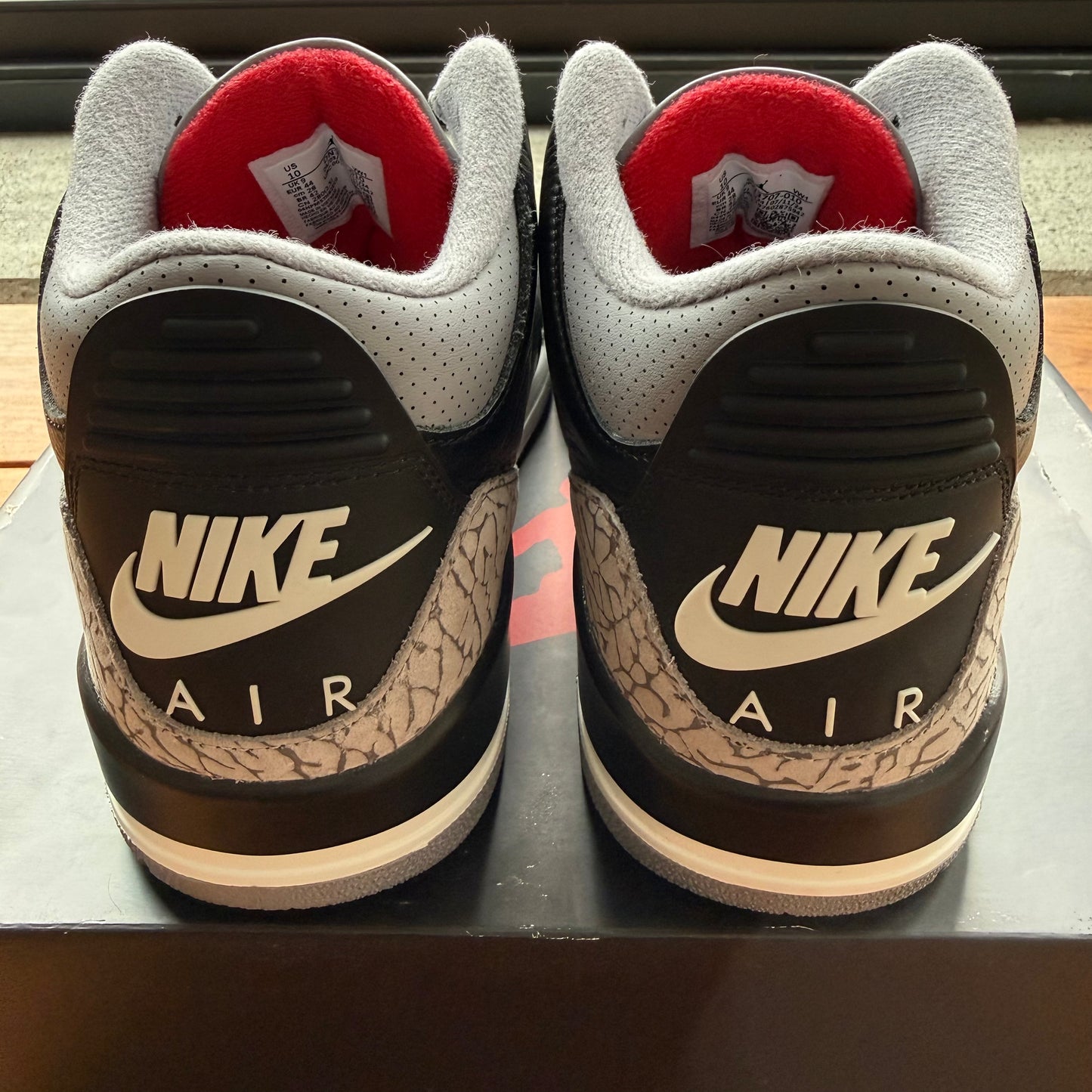 Size 10 - Jordan 3 Retro OG 'Black Cement' 2024 (Used)