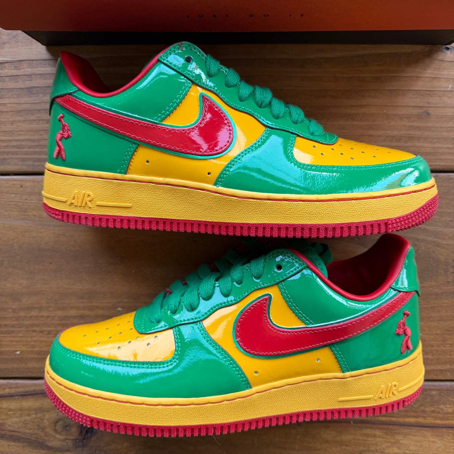 Size 8.5 - Lil Yachty x Air Force 1 Low 'Concrete Boys - Lucky Green' (Used)