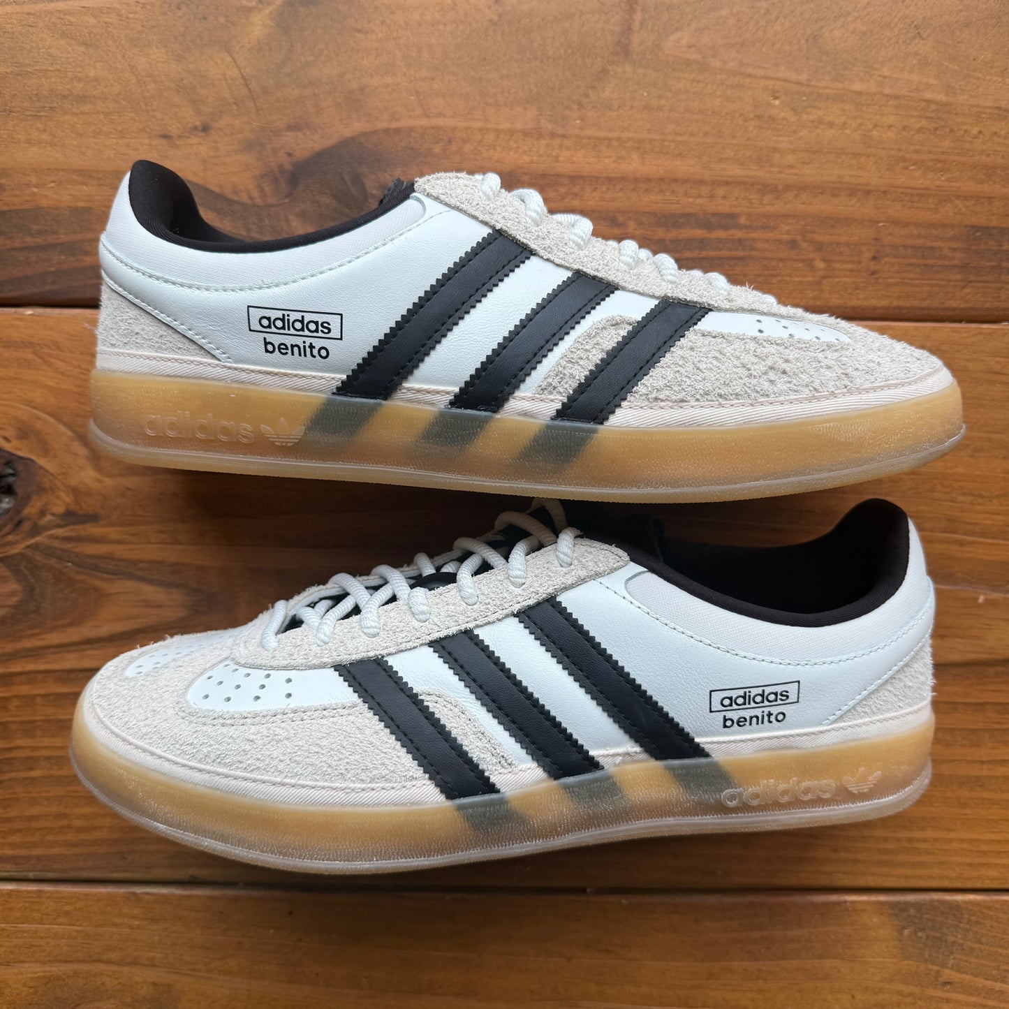 SIZE 10 - Bad Bunny x Gazelle Indoor 'Core White' (Used/No Box)