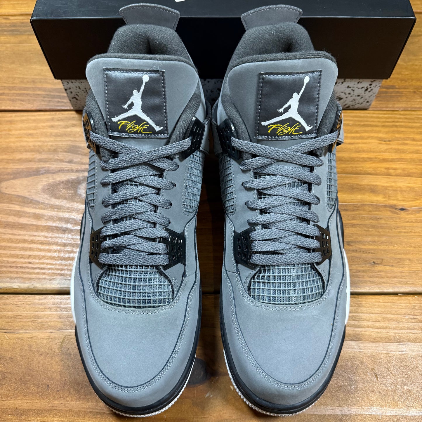 SIZE 14 - Jordan 4 Retro 'Cool Grey' 2019 (Used)