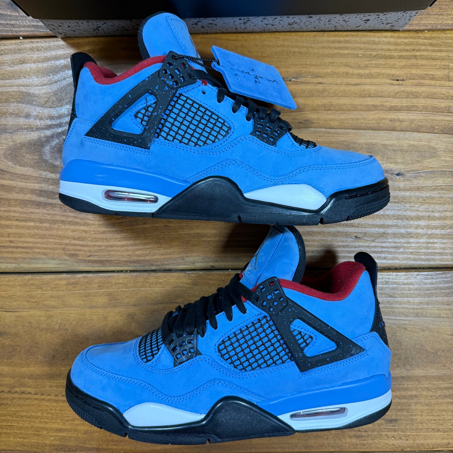 SIZE 8 - Travis Scott x Jordan 4 Retro 'Cactus Jack' (Used)
