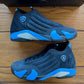 Größe 9 - Jordan 14 Retro 'Black University Blue' 2026 (Gebraucht)