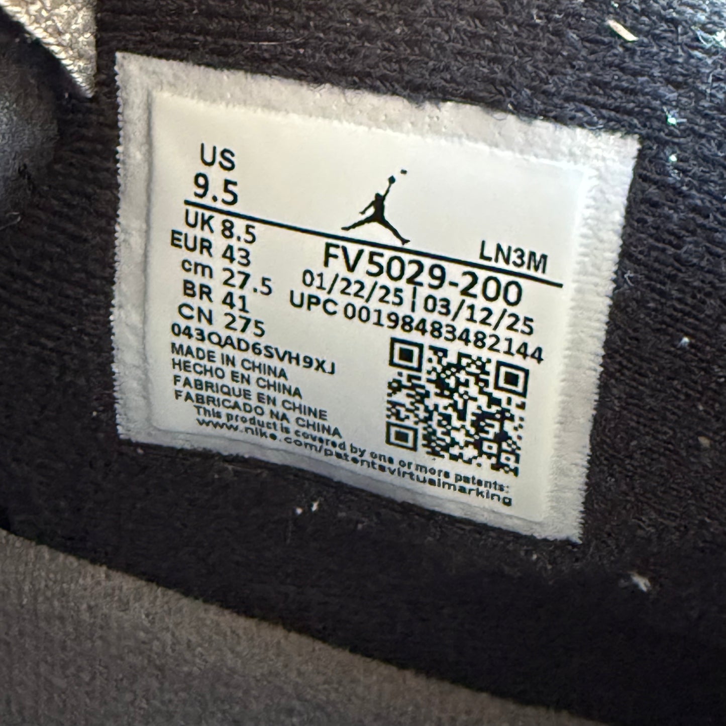 SIZE 9.5 - Jordan 4 Retro 'Cave Stone' (Used)