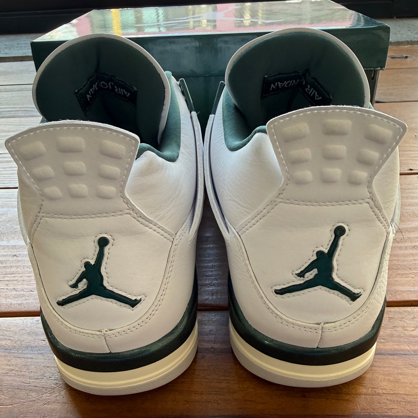 Größe 12.5 - Jordan 4 Retro 'Oxidized Green' (Gebraucht)