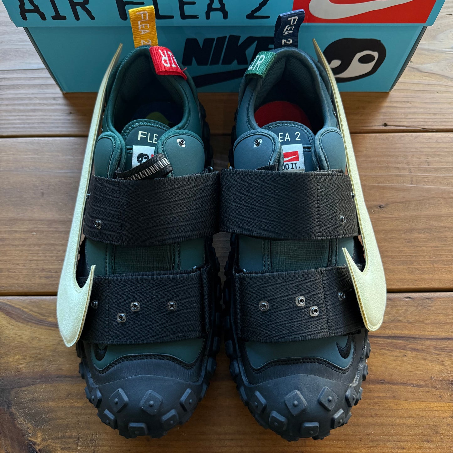 Size 12.5 - Cactus Plant Flea Market x Air Flea 2 'Faded Spruce' (Used)