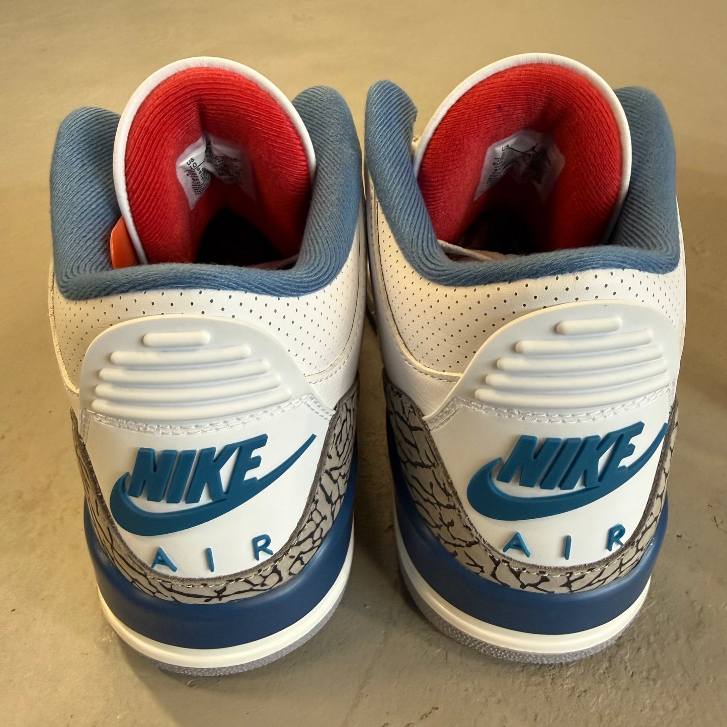 Size 10 - Jordan 3 'True Blue' 2026 (Used)