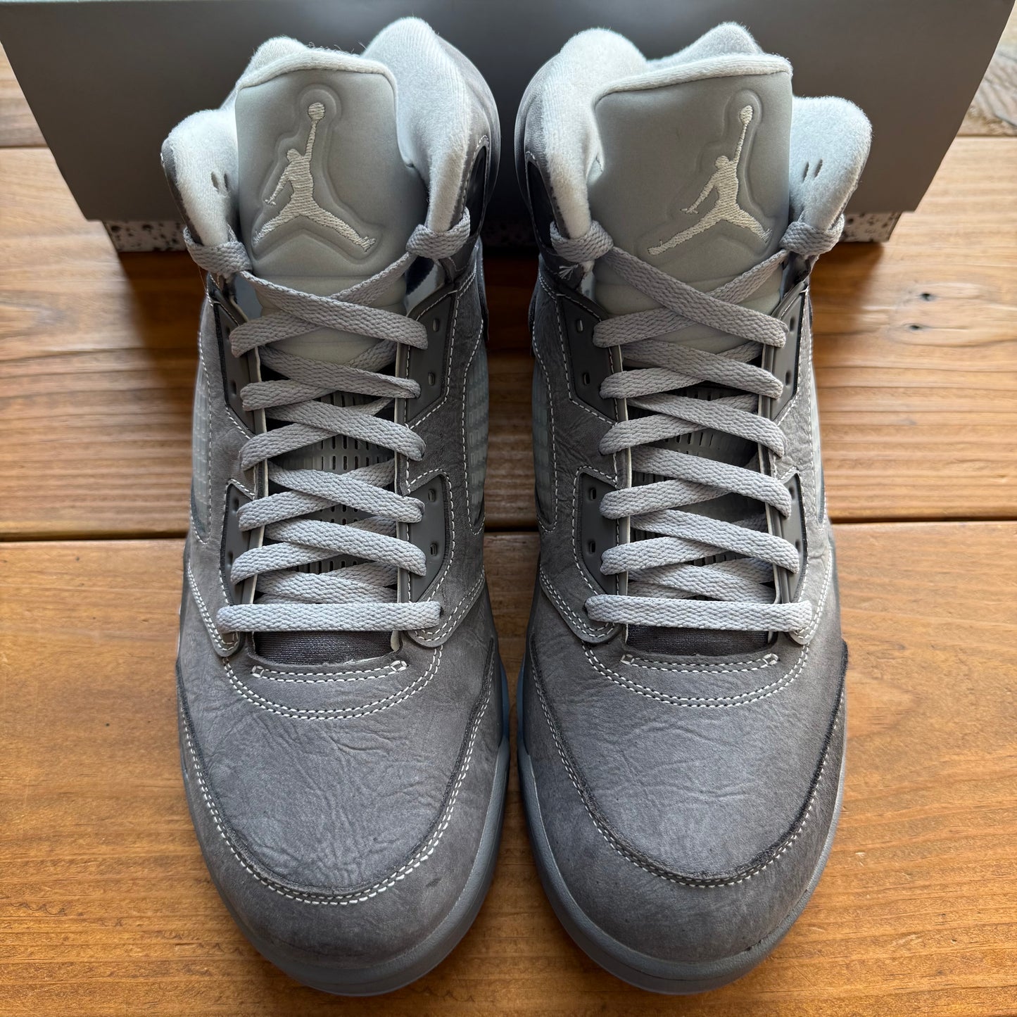 Size 11 - Jordan 5 Retro 'Wolf Grey' 2026 (Used/Missing Lacelocks)