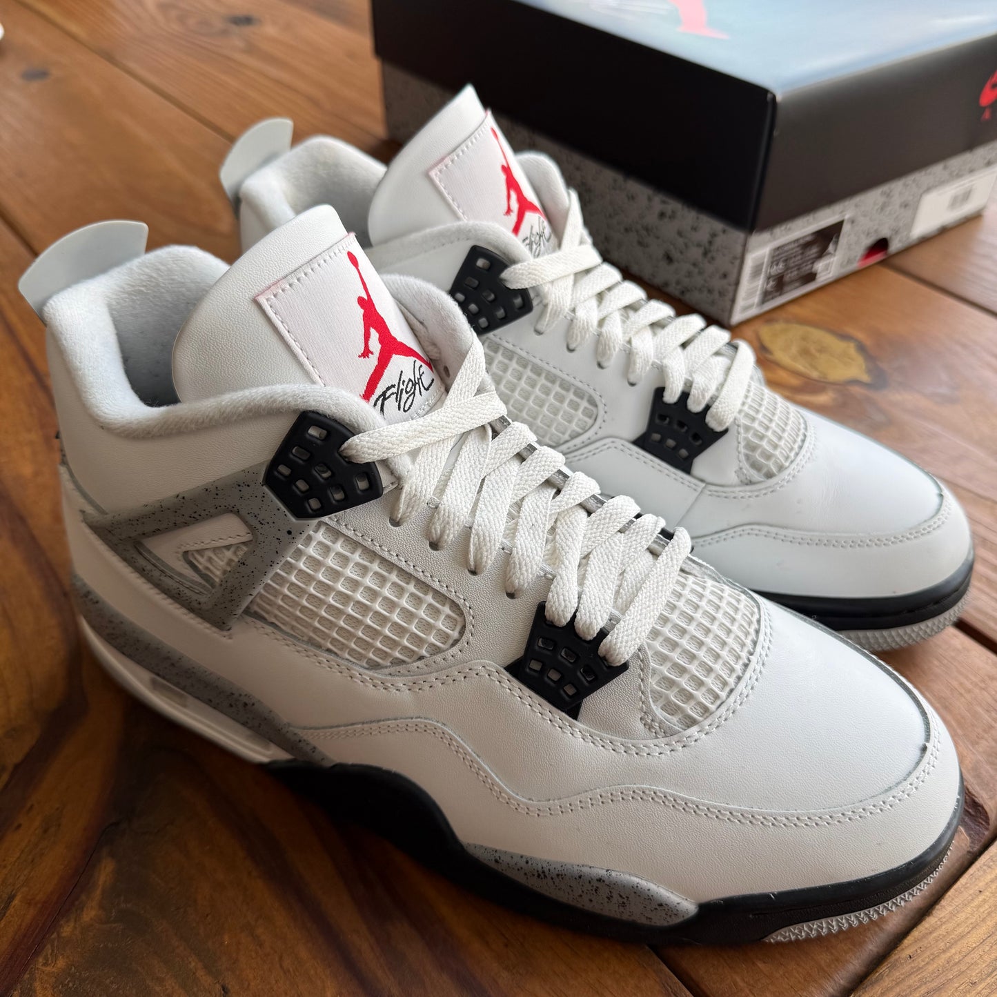 Size 10.5 - Jordan 4 Retro OG 'White Cement' 2025 (Used)