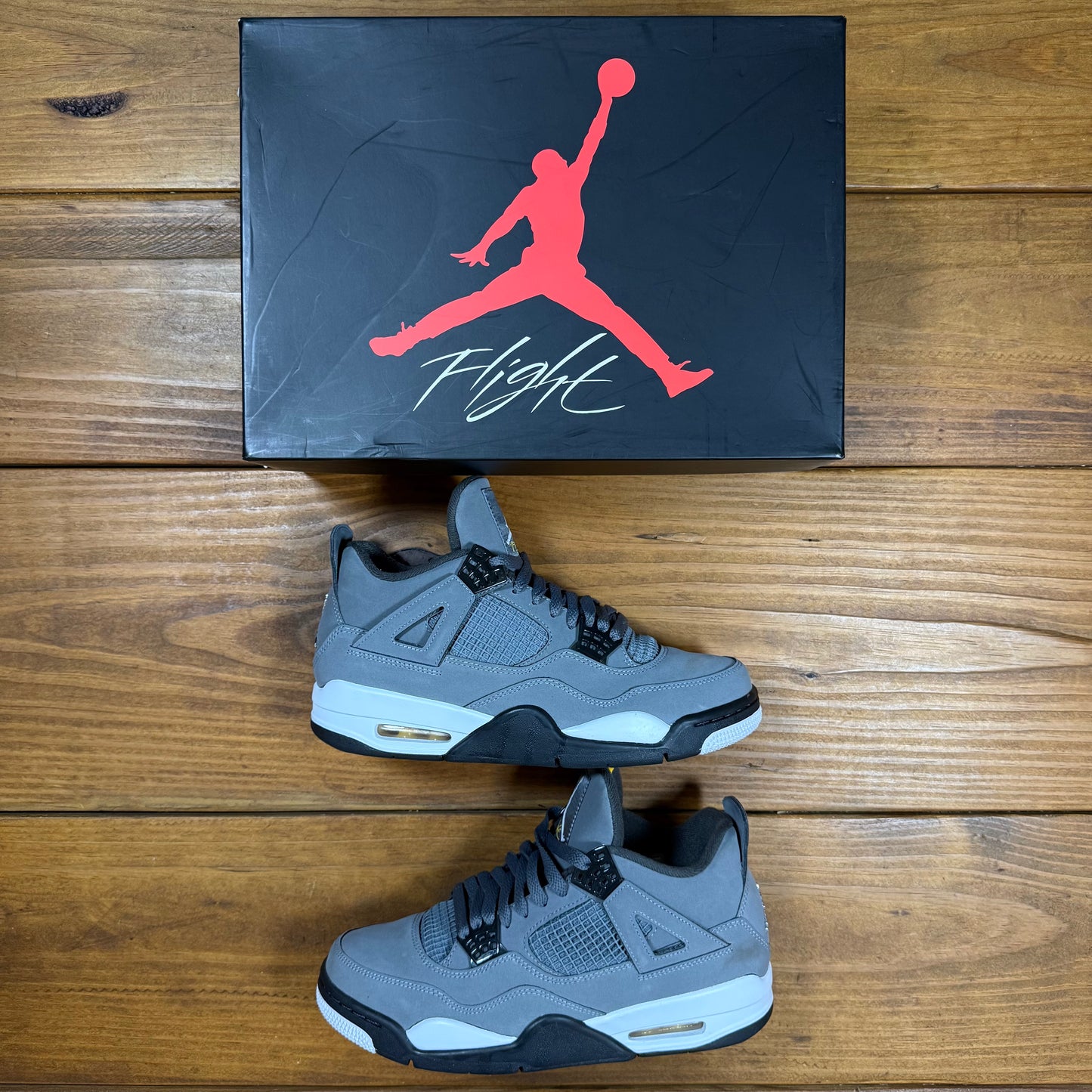 SIZE 8 - Jordan 4 Retro 'Cool Grey' 2019 (Used)