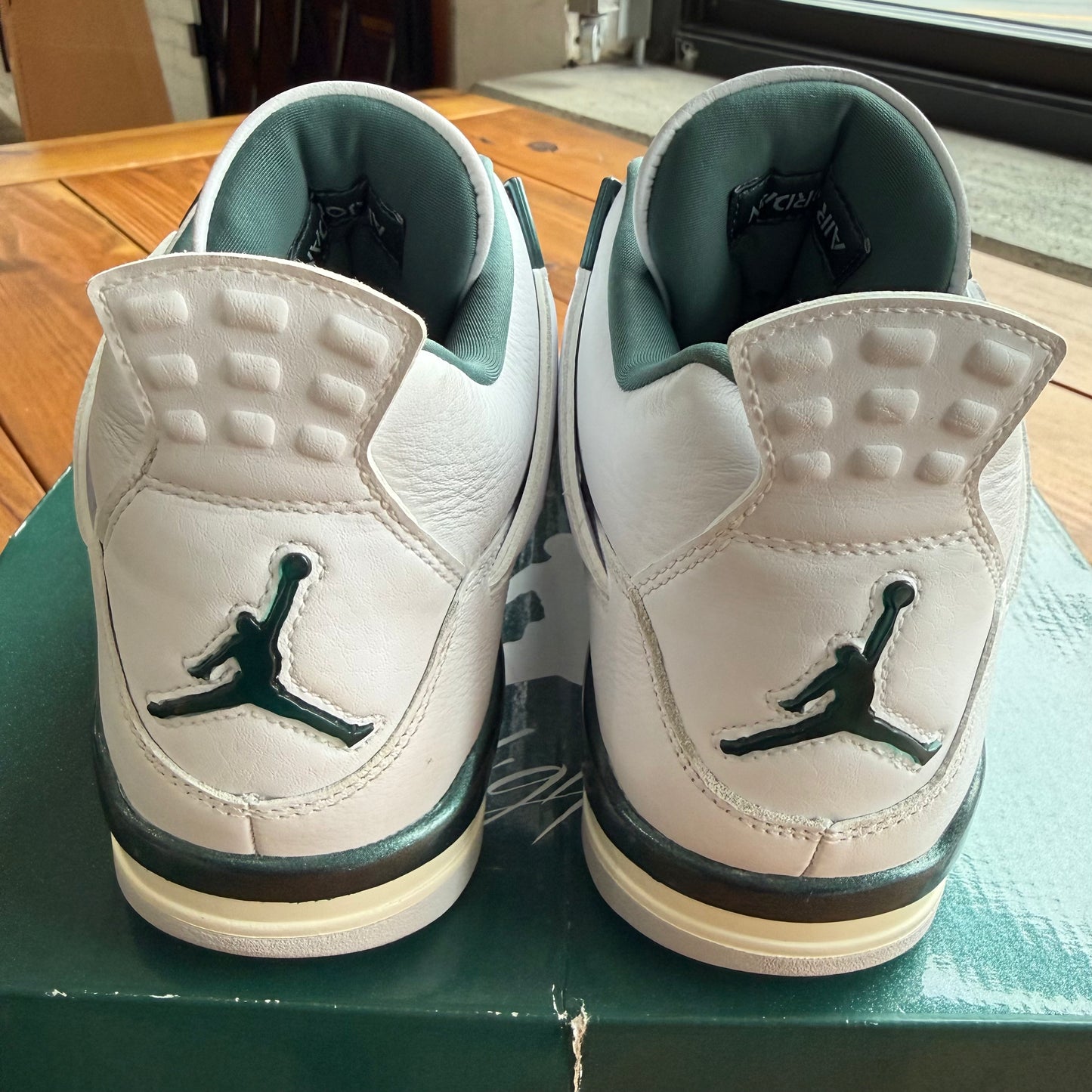 Size 9 - Jordan 4 Retro 'Oxidized Green' (Used)