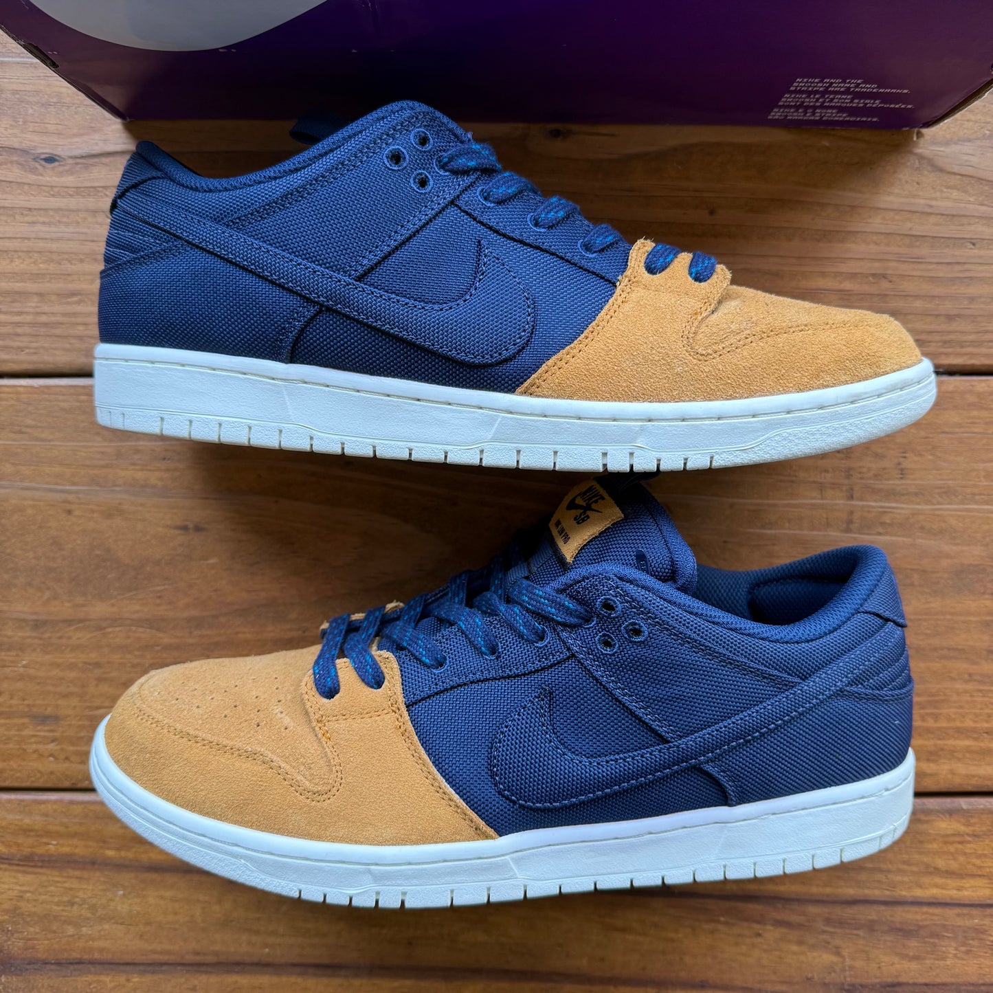 Size 11 - Dunk Low SB 'Navy Desert Ochre' (Used)
