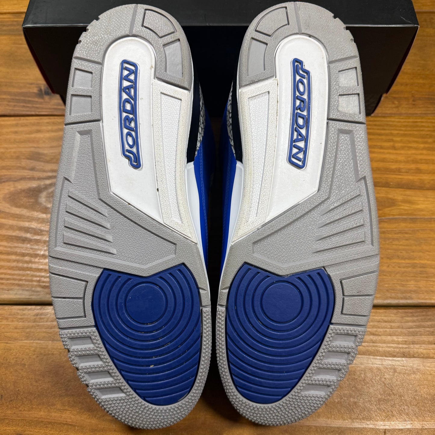 SIZE 14 - Jordan 3 Retro 'Varsity Royal' (Used)