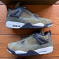 SIZE 12 - Jordan 4 Retro SE Craft 'Olive' (Used)