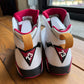 Size 8 - Jordan 7 Retro 'Cardinal' 2022 (Used/No Box)