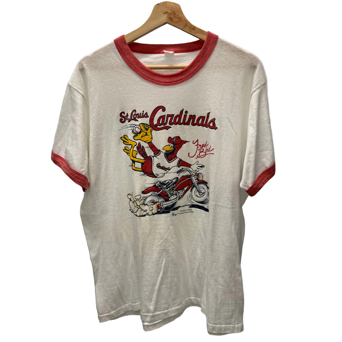 Vintage St. Louis Cardinals Ringer Tee - Large
