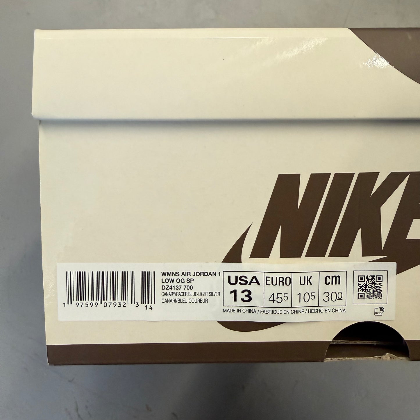 Size 13W/11.5M - Travis Scott x Wmns Jordan 1 Retro Low OG SP 'Canary' (Used)