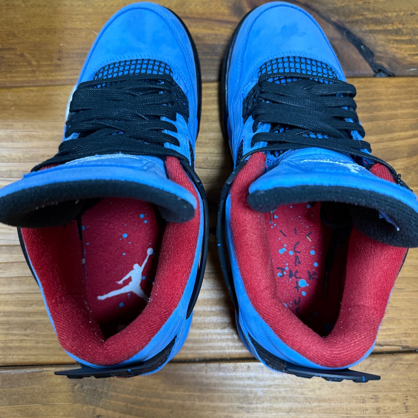 SIZE 8 - Travis Scott x Jordan 4 Retro 'Cactus Jack' (Used)