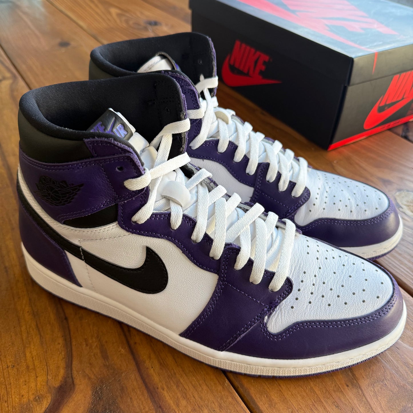 Size 13 - Jordan 1 Retro High OG 'Court Purple 2.0' (Used)