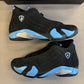 Size 10 - Jordan 14 Retro 'Black University Blue' 2026 (Used)
