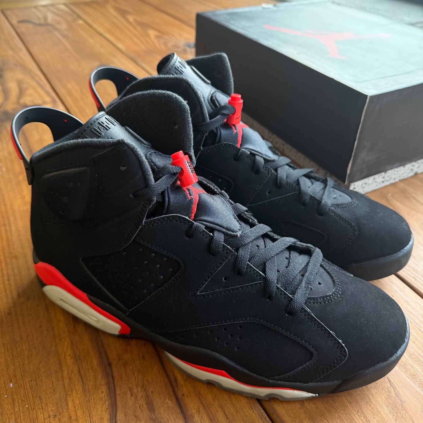 SIZE 12 - Jordan 6 Retro 'Infrared' 2019 (Used)