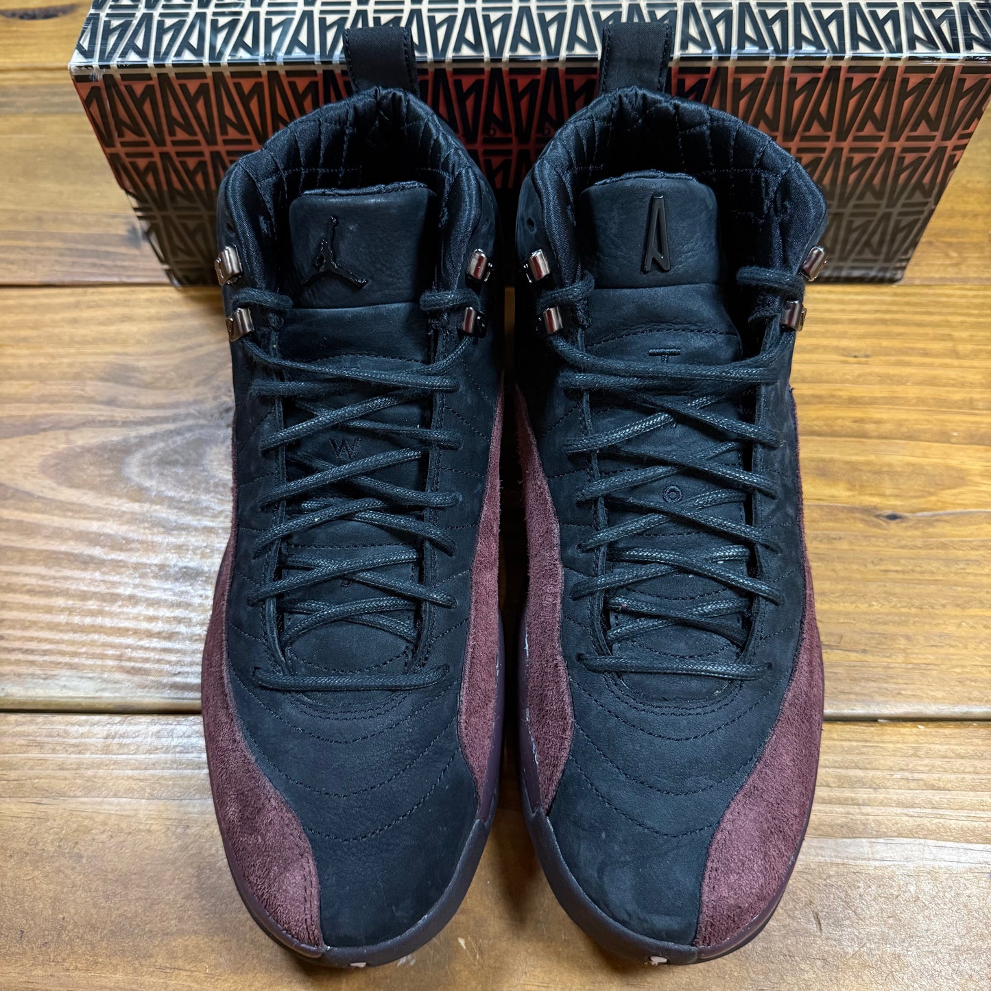 SIZE 13W/11.5M - A Ma Maniére x Wmns Jordan 12 Retro SP 'Black' (Used)