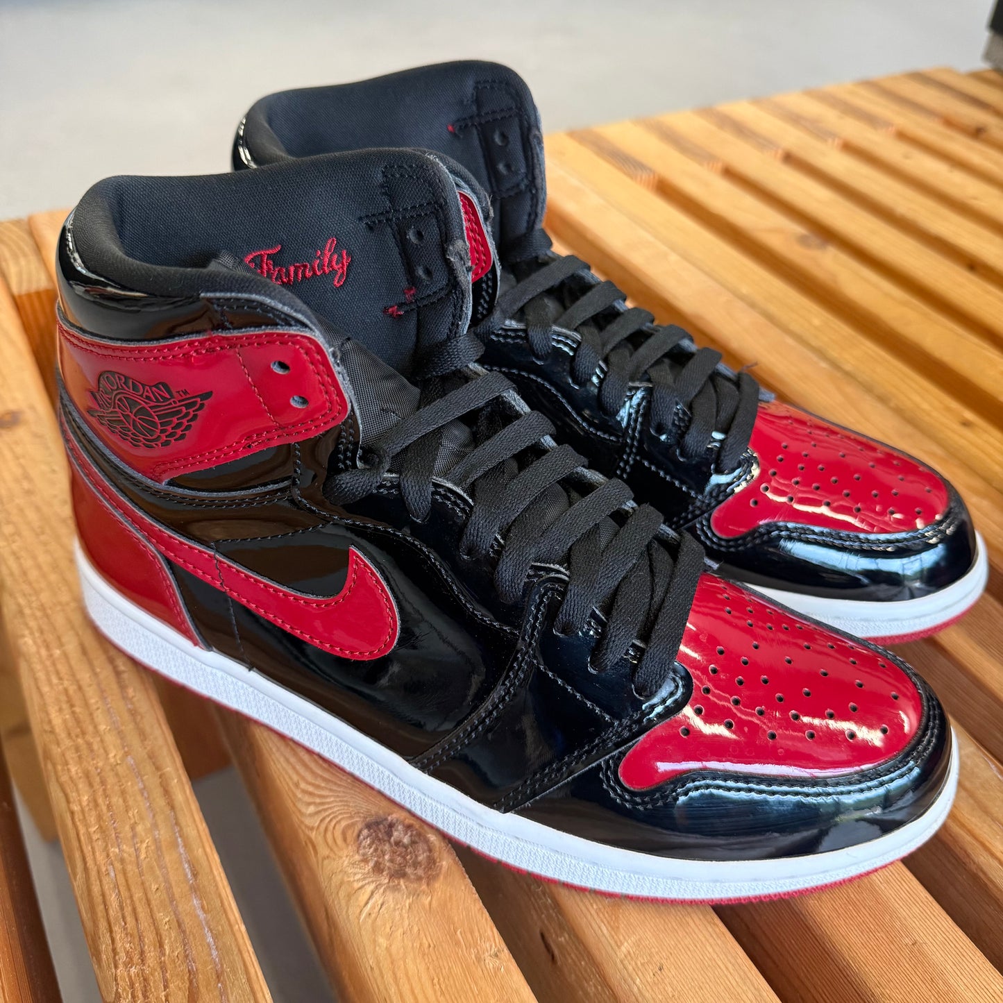 Size 9 - Jordan 1 Retro High OG 'Patent Bred' (Used)