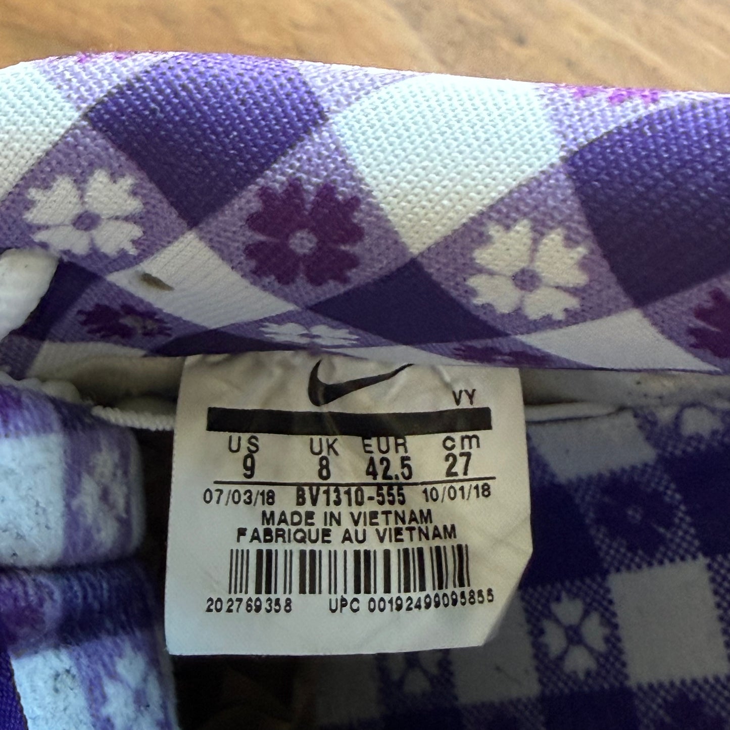 Größe 9 – Concepts x Dunk Low SB 'Purple Lobster' (Gebraucht)
