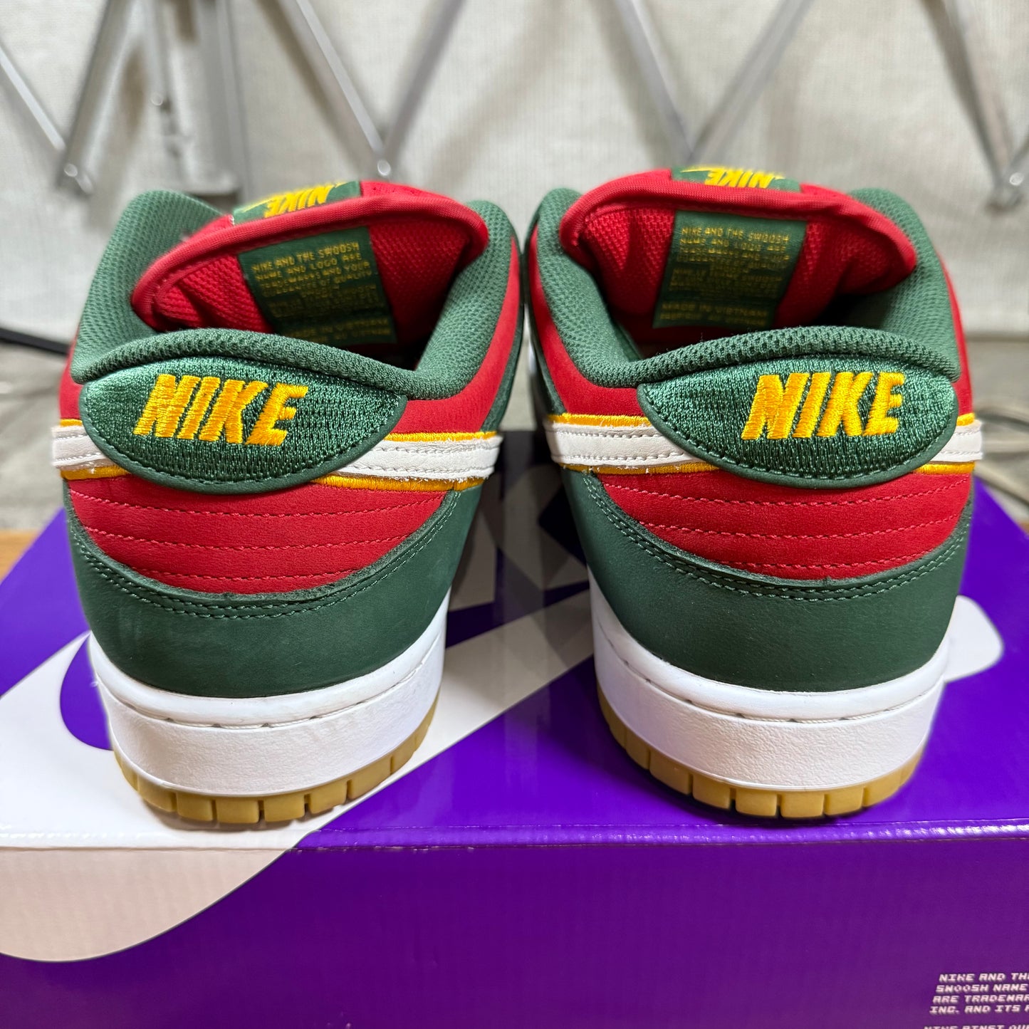 SIZE 12 - Dunk Low Premium SB 'Seattle Supersonics' (Used)