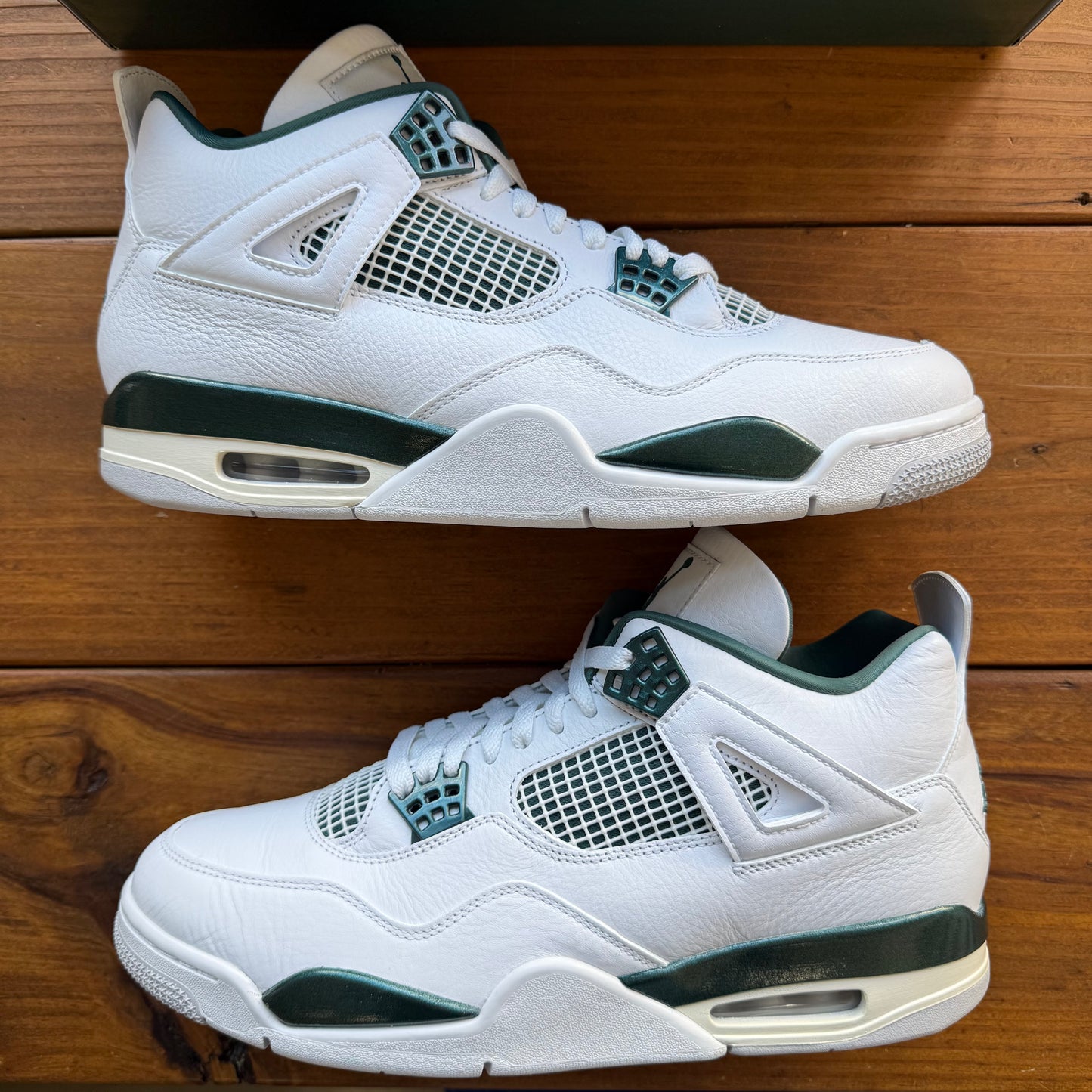 Größe 12.5 - Jordan 4 Retro 'Oxidized Green' (Gebraucht)