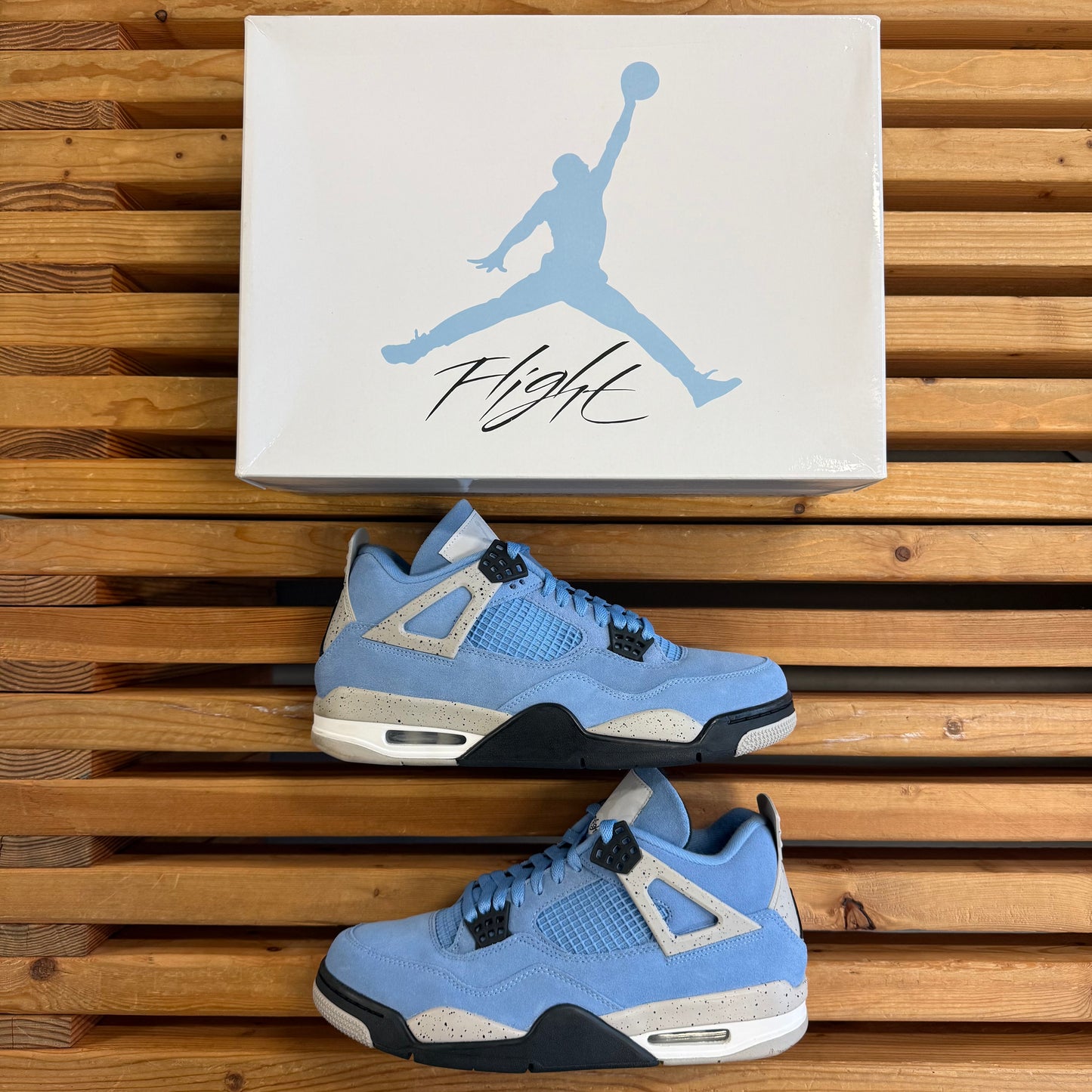 Size 10 - Jordan 4 Retro 'University Blue' (Used)