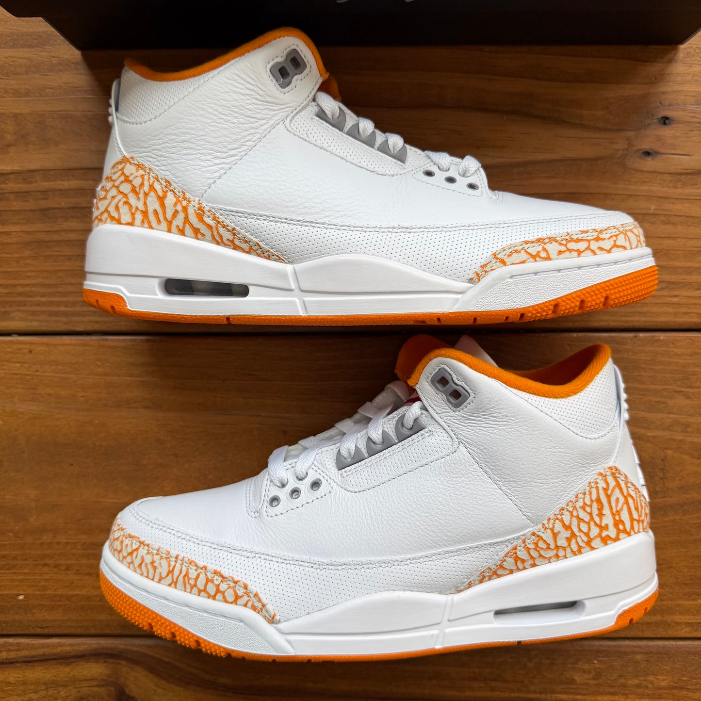 Size 9.5W/8M - Wmns Jordan 3 'Orange Citrus' (Used)