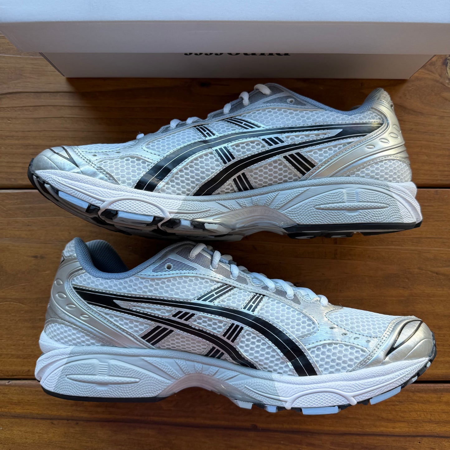 SIZE 11 - JJJJound x Gel Kayano 14 'White Baby Blue' (Used)