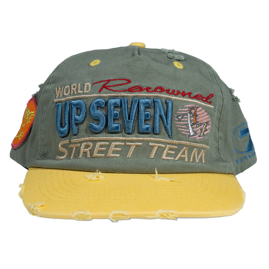 Up7Skate Green Bean Intl Street Team Hat