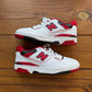 Size 10.5 - New Balance 550 'White Team Red' (Used/Rep Box)
