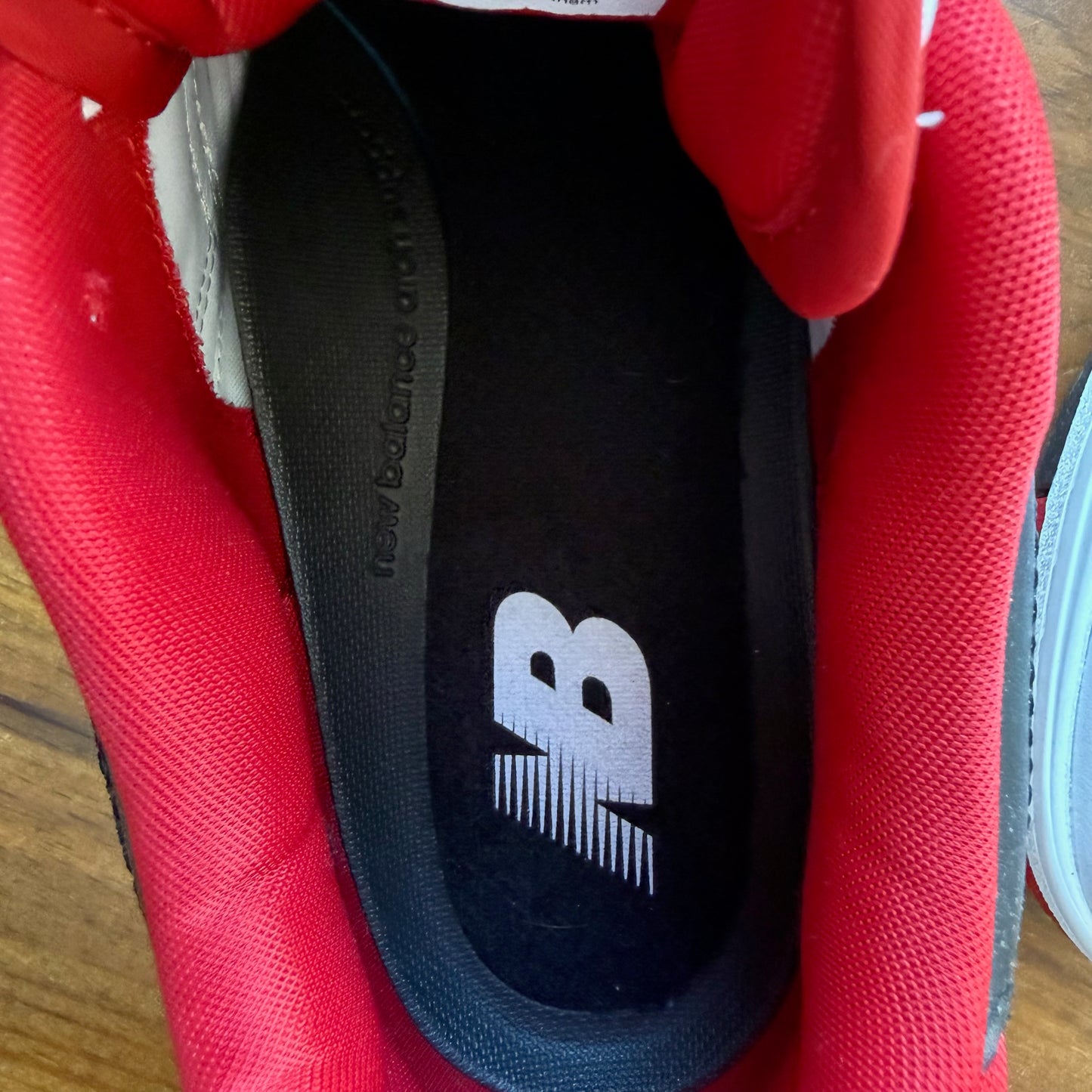 Size 10.5 - New Balance 550 'White Team Red' (Used/Rep Box)
