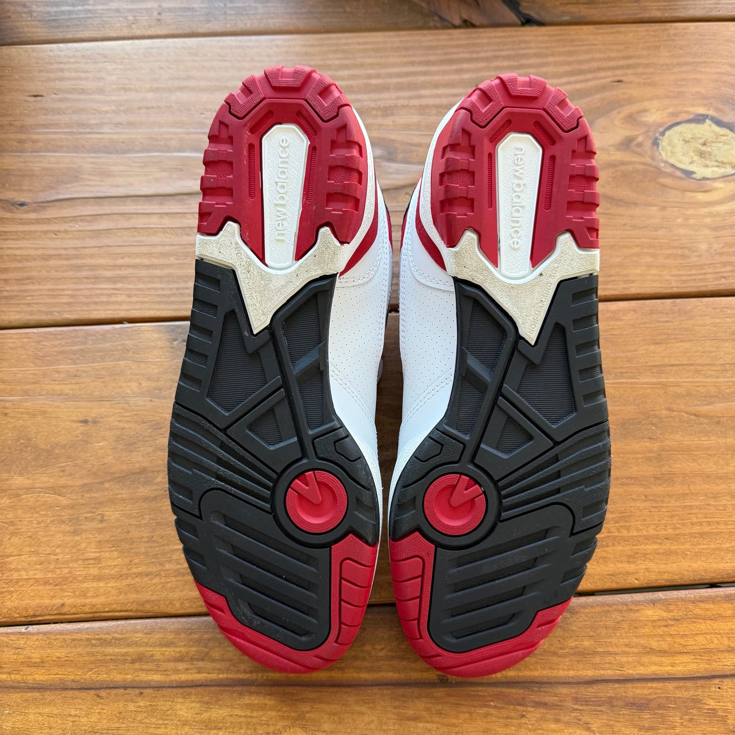 Size 10.5 - New Balance 550 'White Team Red' (Used/Rep Box)