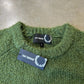 LARGE - Fred Perry x Raf Simons Fluffy Crew Knit 'Chive'